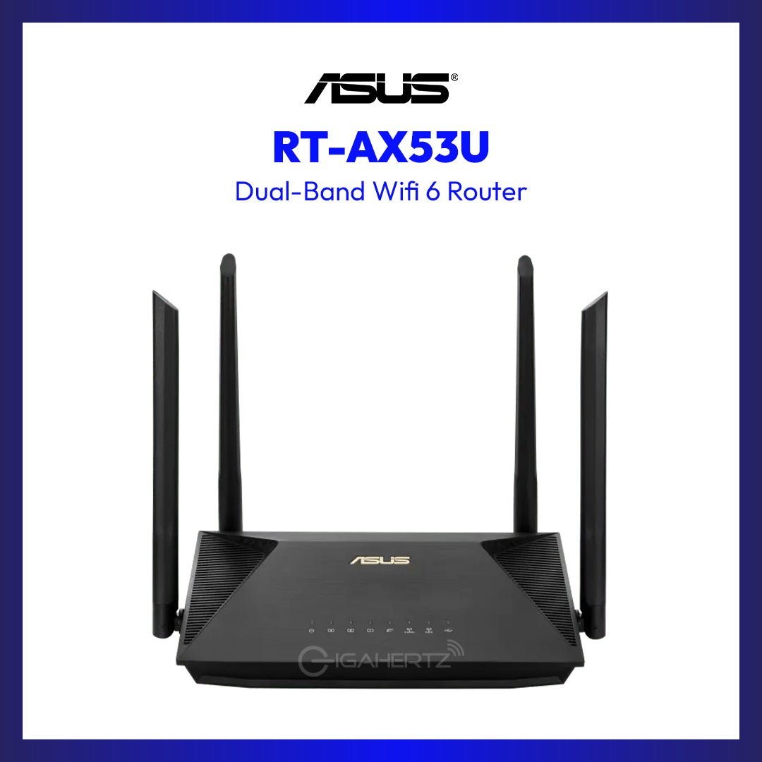 Asus RT-AX53U Dual-Band Wifi 6 Router | GigaHertz