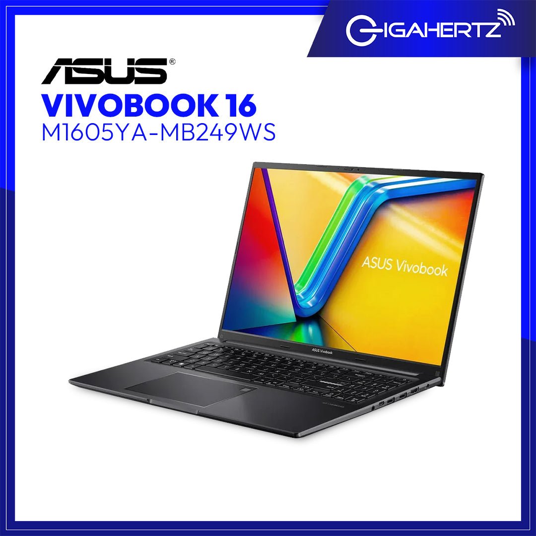 Asus Vivobook 16 M1605YA - MB249WS | 16" WUXGA | Ryzen 7 7730U | Radeon Graphics | 8GB RAM | 512GB SSD | WIN 11 | Gigahertz