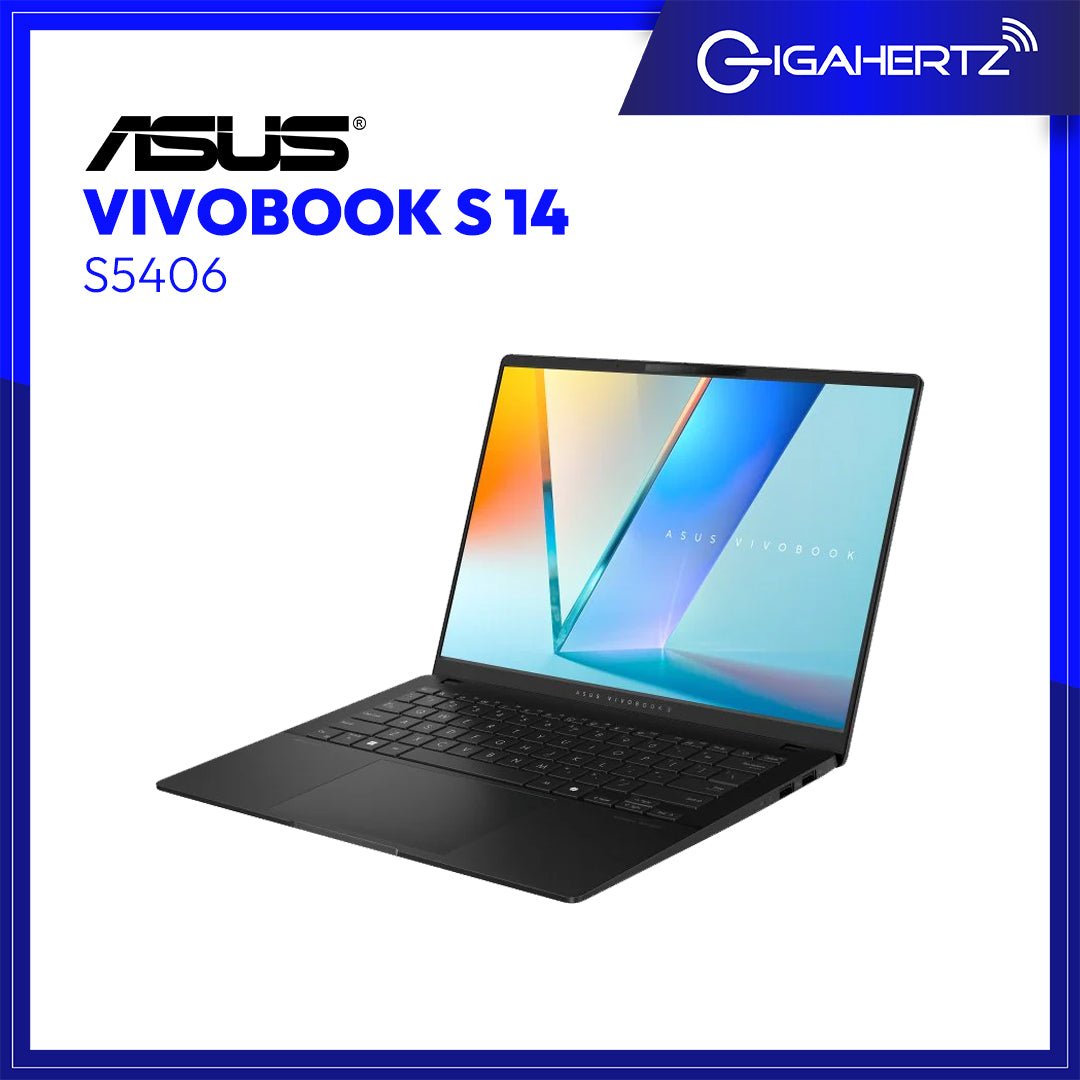 ASUS Vivobook S 14 (S5406) | 14" OLED | Intel® Core™ Ultra 7 | Intel® Arc™ Graphics | 16 GB RAM | 1 TB SSD | WIN 11 | Gigahertz