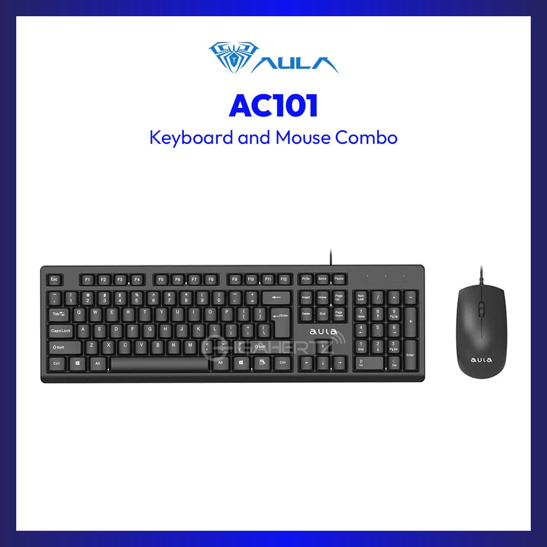 Aula AC101 Wired Keyboard and Mouse Combo | GigaHertz