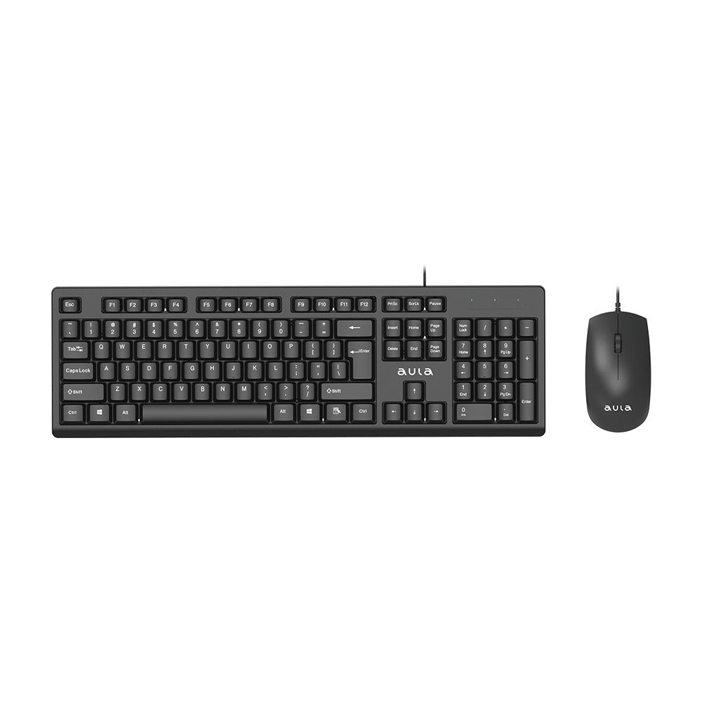Aula AC101 Wired Keyboard and Mouse Combo | Gigahertz