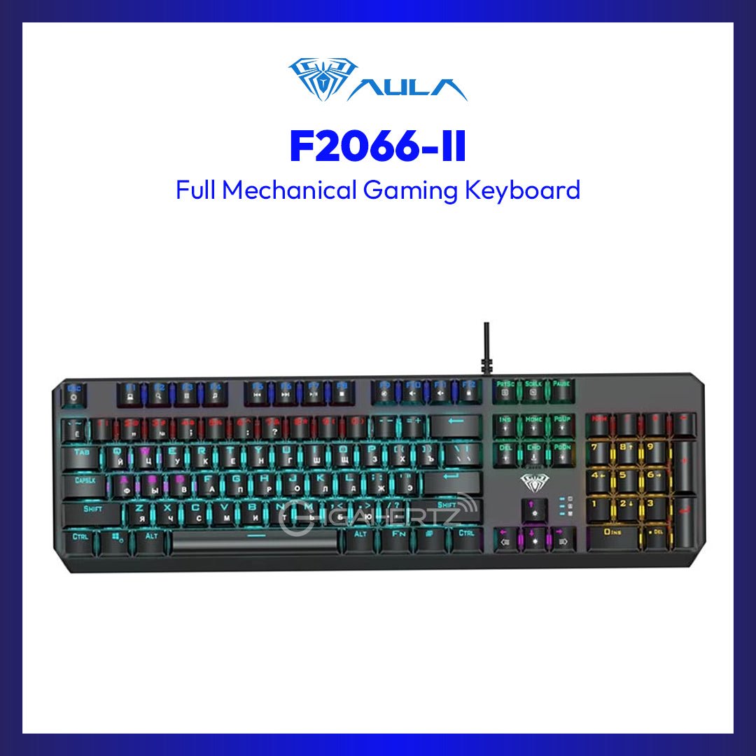 Aula F2066-II Full Mechanical Gaming Keyboard | GigaHertz
