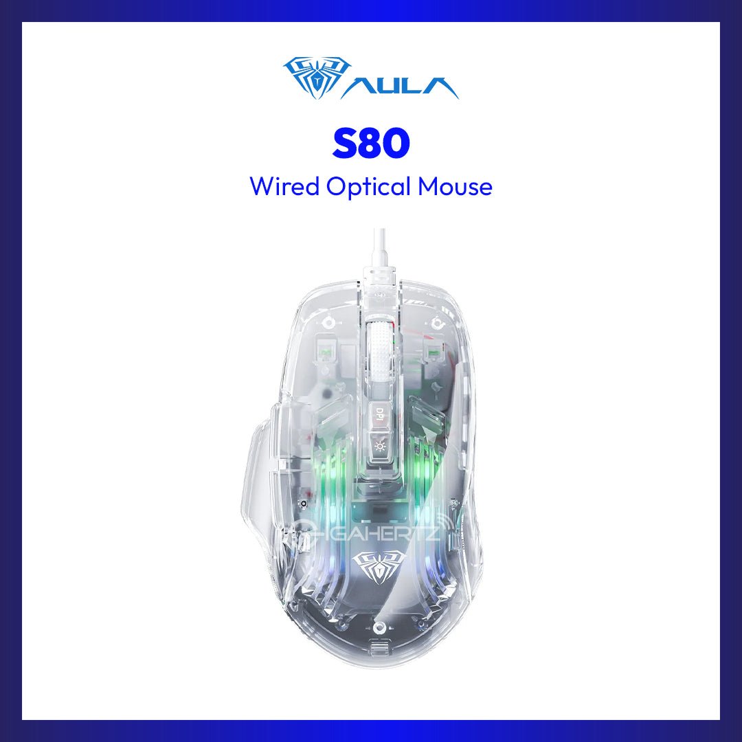 Aula S80 Wired Optical Mouse | GigaHertz
