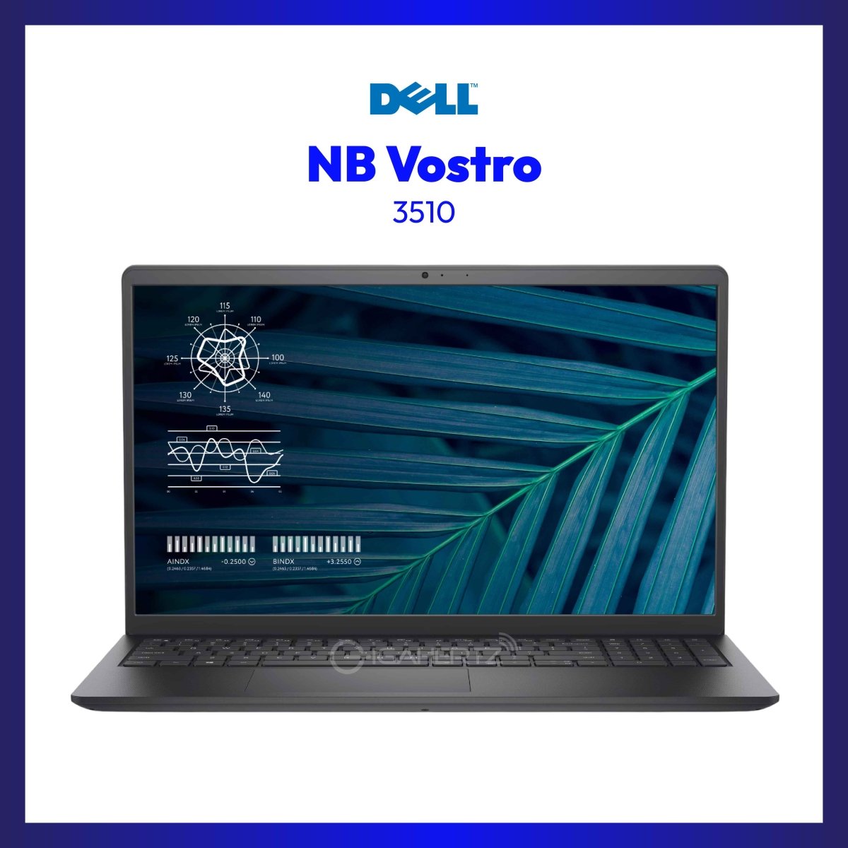 Dell NB Vostro 3510 i3-1115G4 | 15.6" HD | i3-1115G4 | UHD Graphics | 8GB RAM | 1TB HDD + 128GB SSD | WIN 10 | S1 | GigaHertz