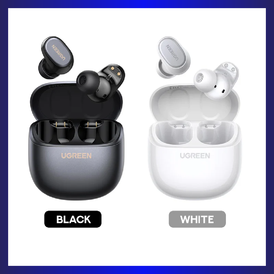 Ugreen Dots True Wireless Earbuds (Black, White) (WS220/75628, WS220/75627)