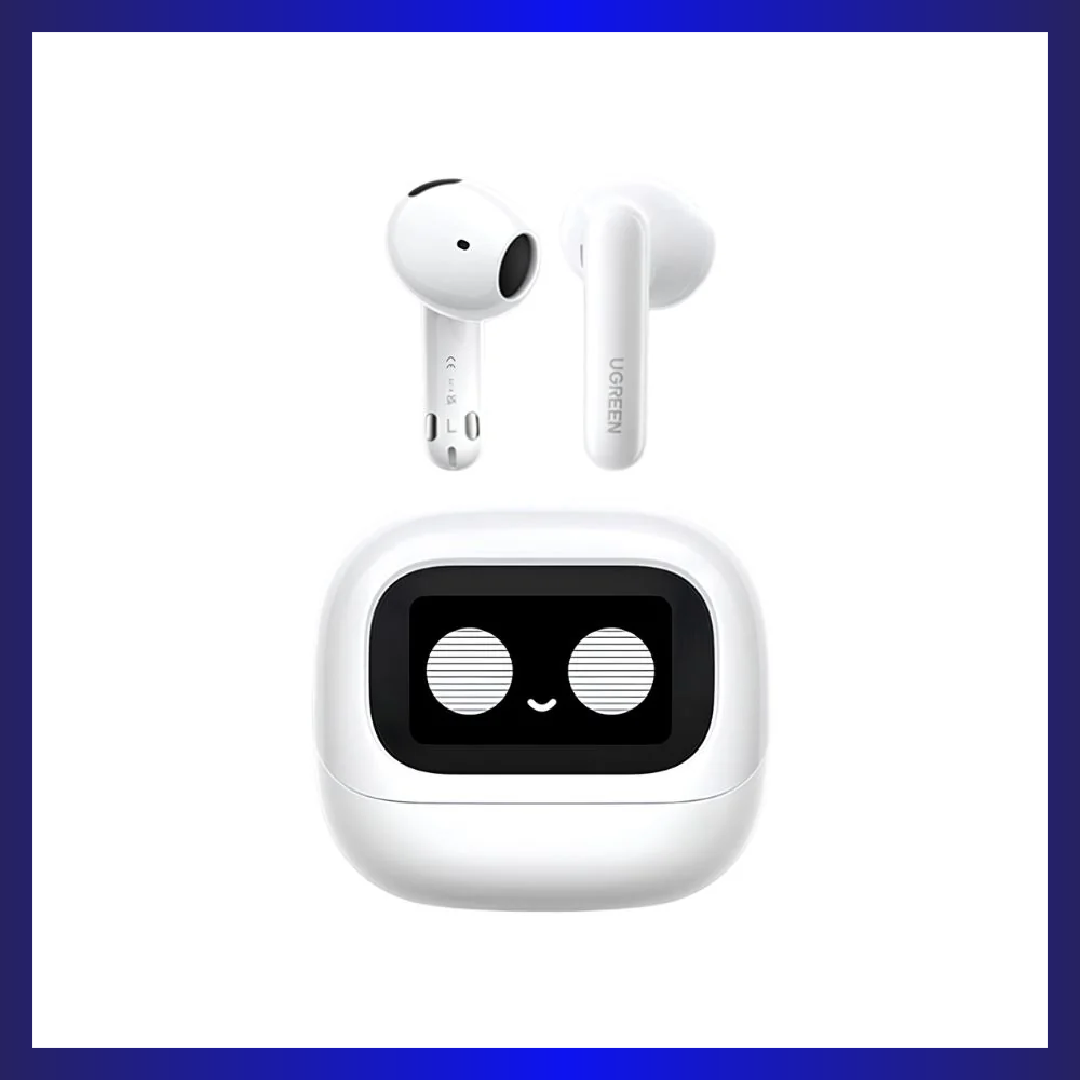 UGREEN LightBuds Magic Earphone Bluetooth 6.0 ANC ENC Active Noise Cancellation (White)