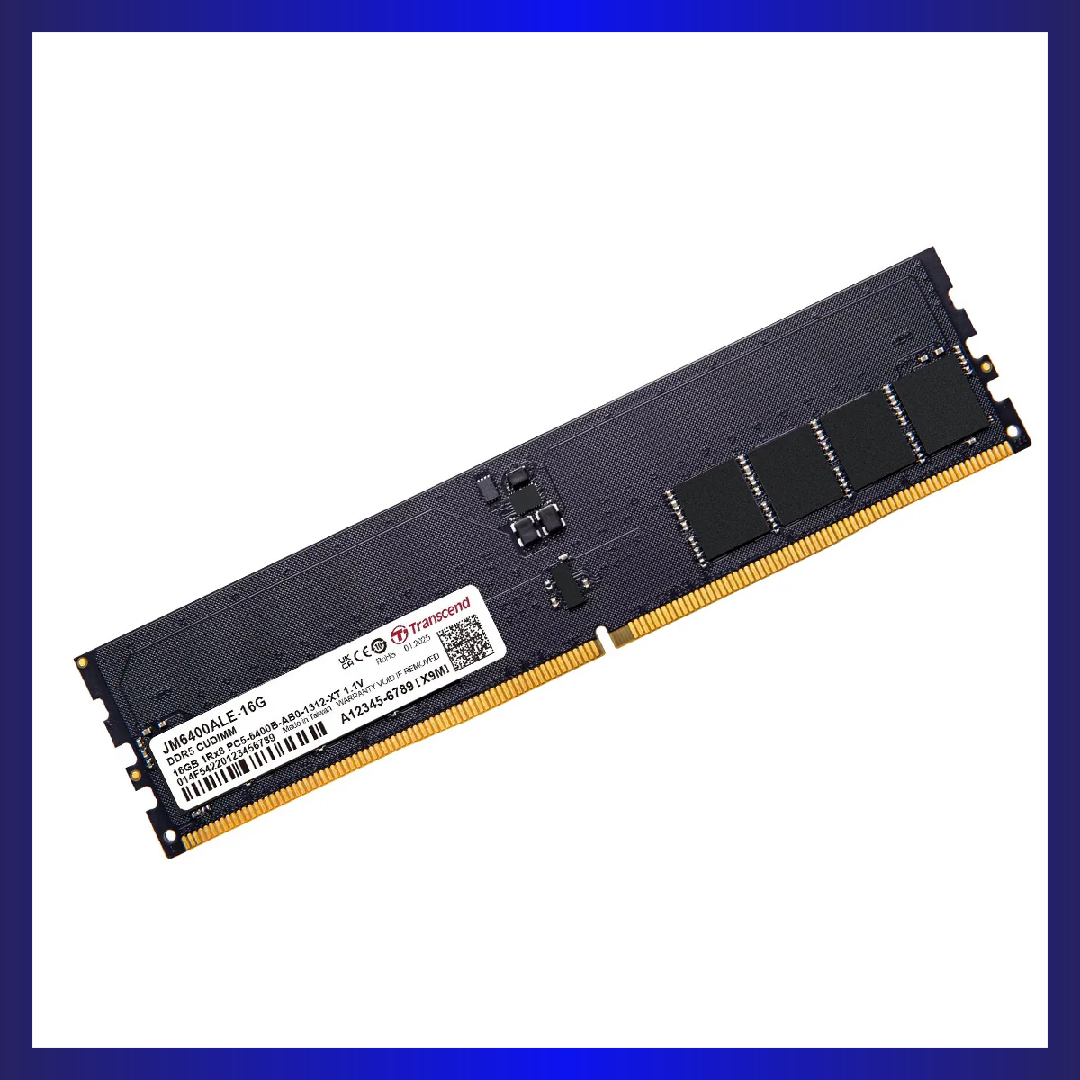 Transcend JetRam 16GB DDR5 6400MHz CUDIMM (JM6400ALE-16G)