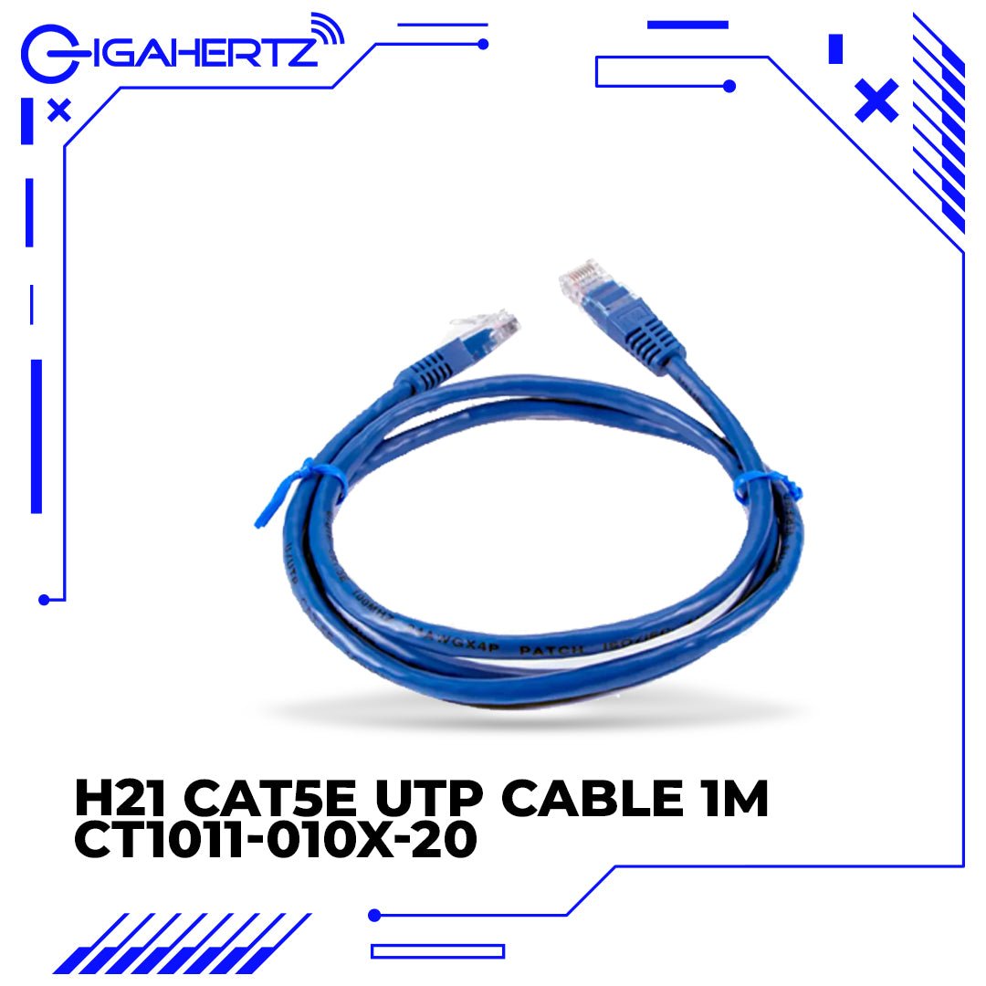 Gen H21 CAT5E UTP Cable 1M CT1011 - 010X - 20 | GigaHertz