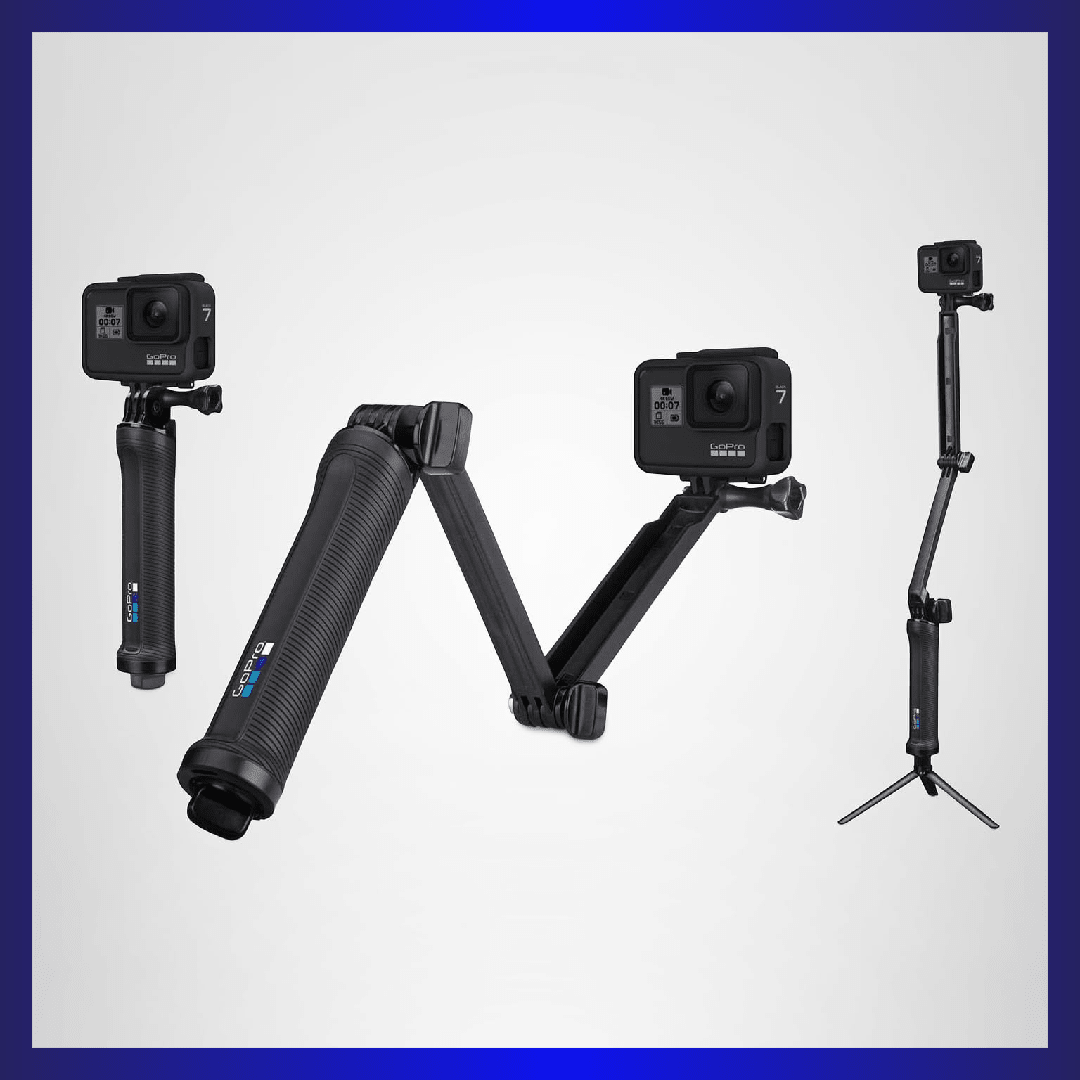 GoPro 3-Way Grip, Arm, Tripod (GoPro Official Mount) | GigaHertz