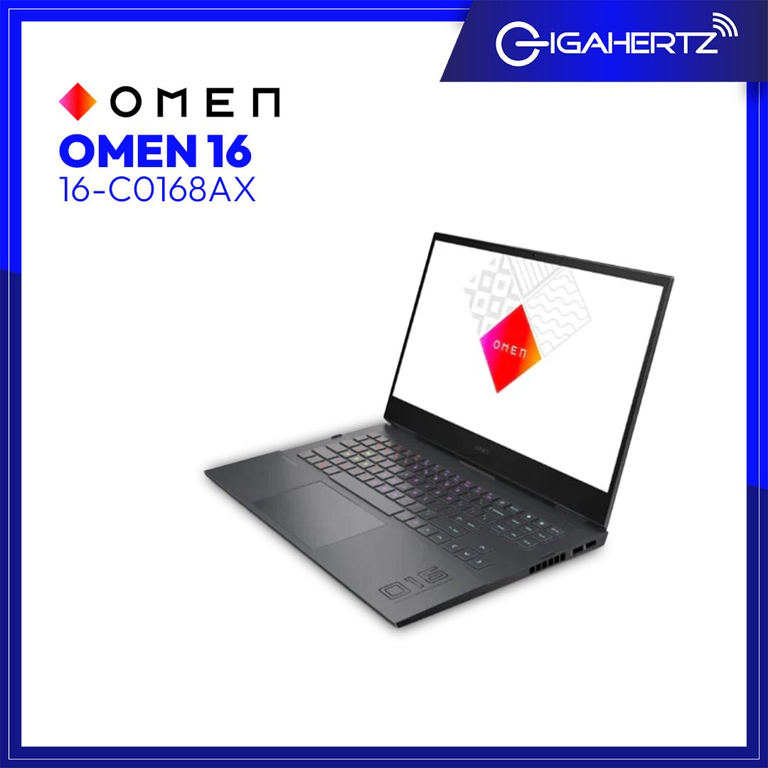 HP Omen 16 - C0168AX | 16.1" QHD | Ryzen™ 7 5800H | GeForce® RTX™ 3070 | 16GB RAM | 1TB SSD | WIN 11 | Laptop Tiangge | Gigahertz