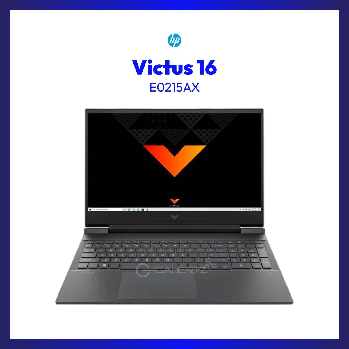 HP Victus 16-E0215AX | 16.1" FHD | Ryzen 5 5600H | GeForce RTX 3050 | 8GB RAM | 512GB SSD | WIN 11 | GigaHertz