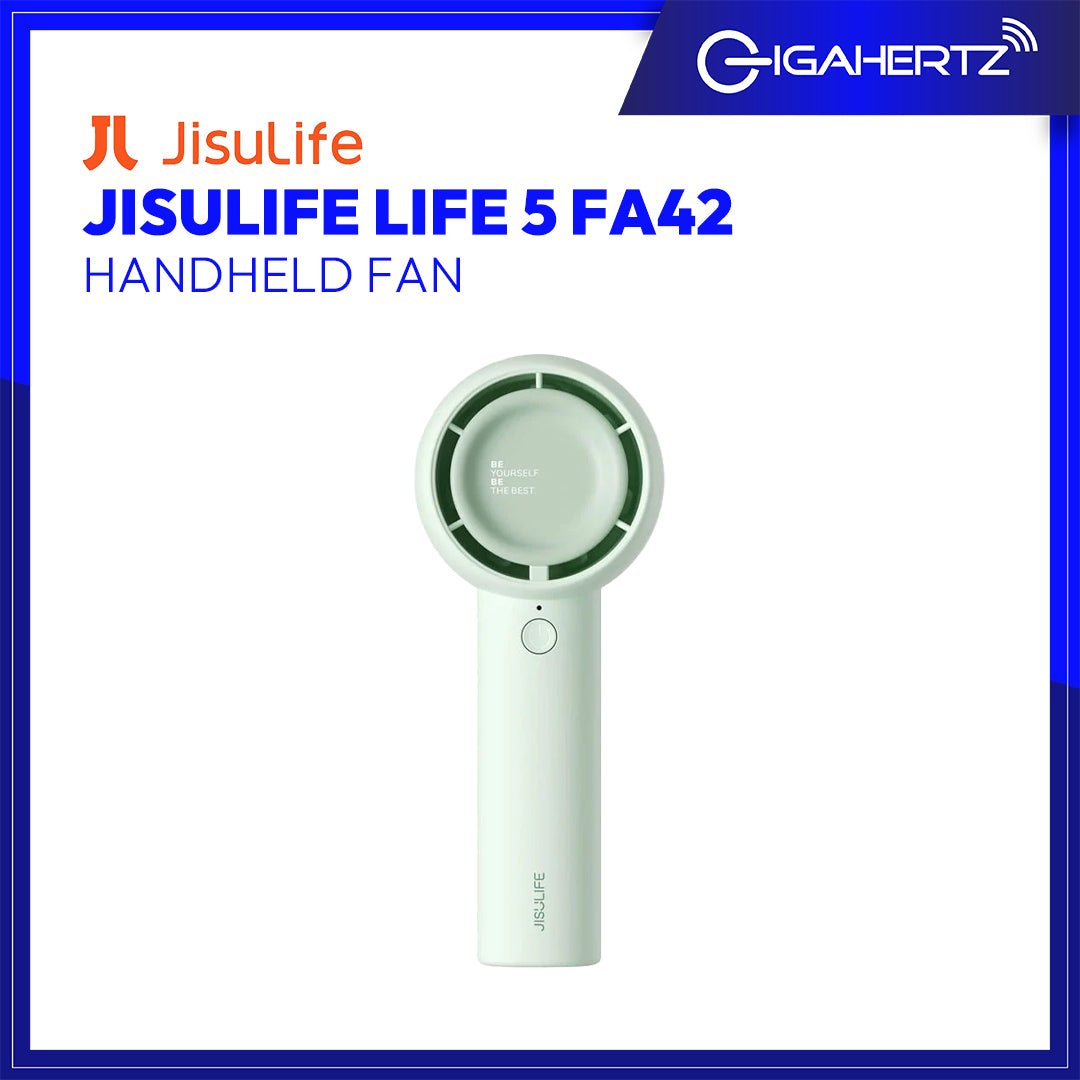 JisuLife Handheld Fan Life 5 FA42 Green | Gigahertz
