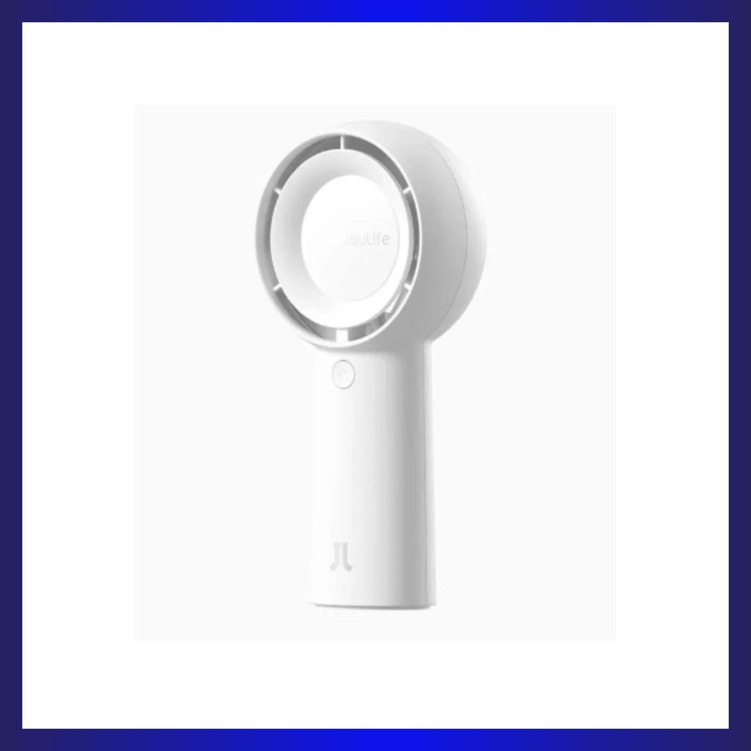 JisuLife Handheld Fan Life 5 Plus (White) | GigaHertz