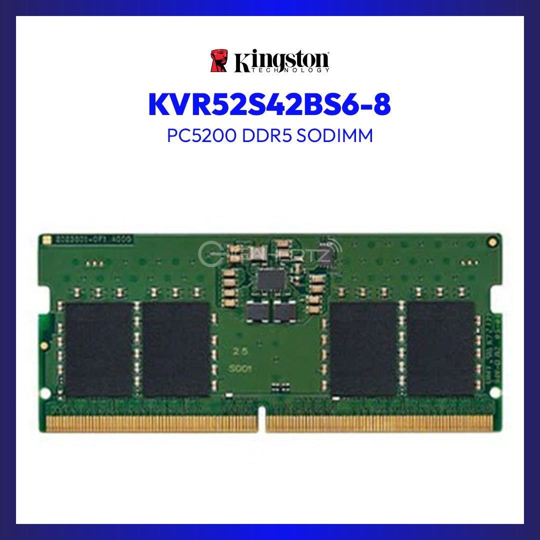 Kingston 8GB DDR5 5200MT SODIMM | GigaHertz