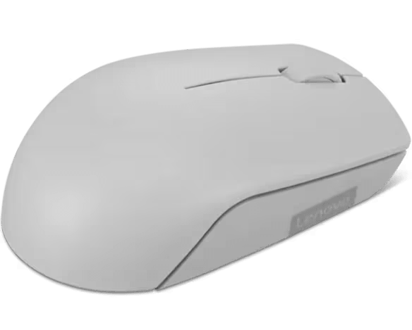 Lenovo 300 Wireless Compact Mouse (Arctic Grey) with battery | GigaHertz