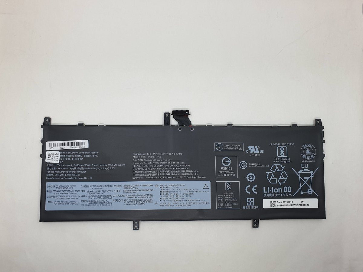 Lenovo Battery Yoga C640 - 13IML WL for replacement - Yoga C640 - 13IML | Gigahertz