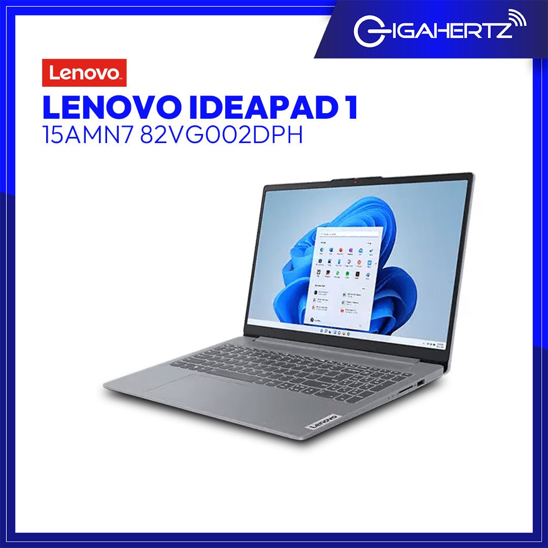 Lenovo IdeaPad 1 15AMN7 82VG002DPH | 15'6" FHD | Ryzen 5 7520U | Radeon 610M | 8GB RAM | 512GB SSD | WIN 11 | Gigahertz