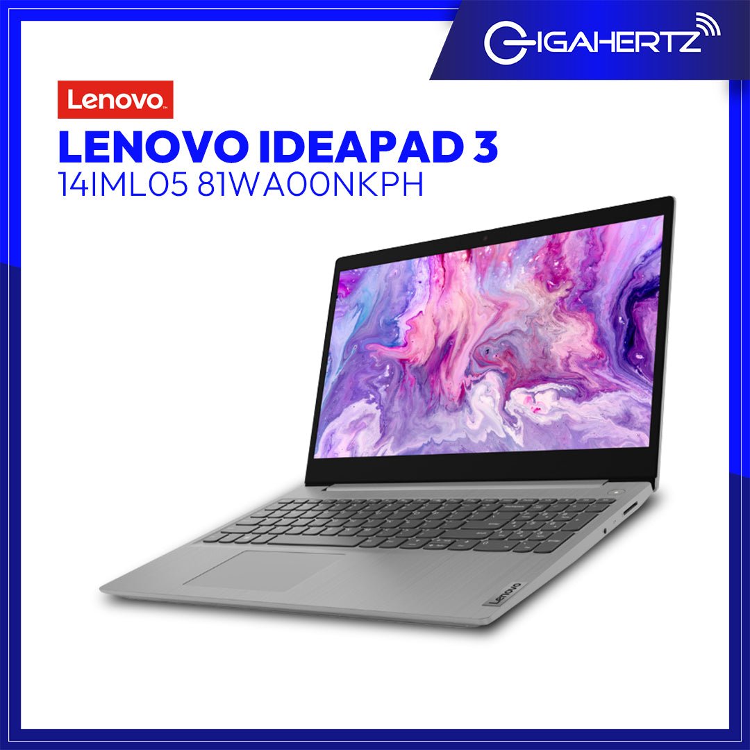 Lenovo IdeaPad 3 14IML05 81WA00NKPH | 14" HD | Pentium Gold 6405U | UHD Graphics | 8GB RAM | 256GB SSD | WIN 11 | Gigahertz