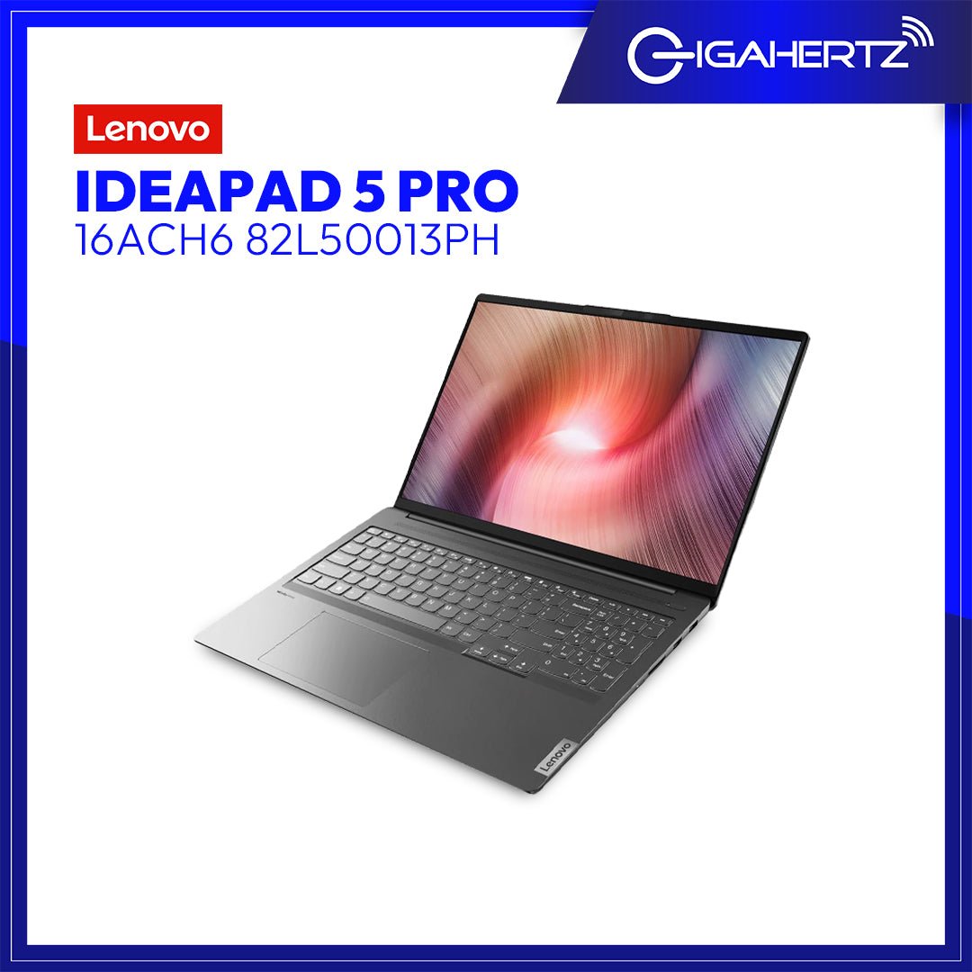 Lenovo IdeaPad 5 Pro 16ACH6 82L50013PH | 16" | Ryzen 5 | GeForce GTX 1650 | 16GB DDR4 RAM | 1TB SSD M.2 2280 PCIe SSD | WIN 10 | - CLEARANCE | GigaHertz