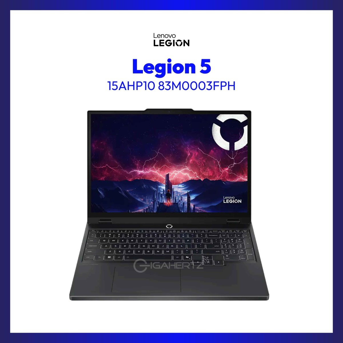 LENOVO LEGION 5 15AHP10 83M0003FPH 15.1” WQXGA | AMD Ryzen™ 7-260 | 24GB RAM | 512GB SSD | GEFORCE RTX 5060 | Win11 | GigaHertz