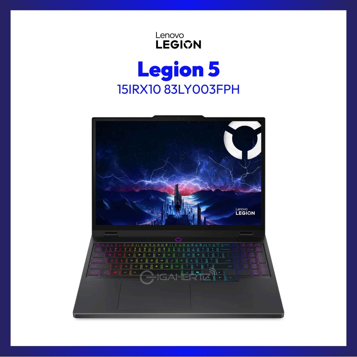 Lenovo Legion 5 15IRX10 83LY003FPH | 15.1" OLED | Intel Core i7-14700HX | NVIDIA GeForce RTX 5070 | 24GB RAM | 1TB SSD | WIN 11 | GigaHertz