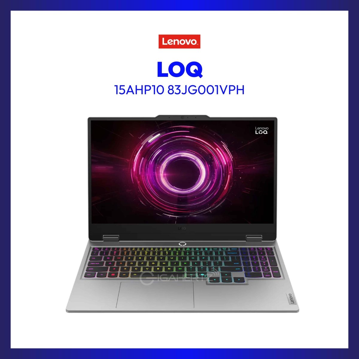 Lenovo LOQ 15AHP10 83JG001VPH | 15.6" FHD | AMD Ryzen 7 250 | GeForce RTX 5050 | 16GB RAM | 512GB SSD | WIN 11 | GigaHertz