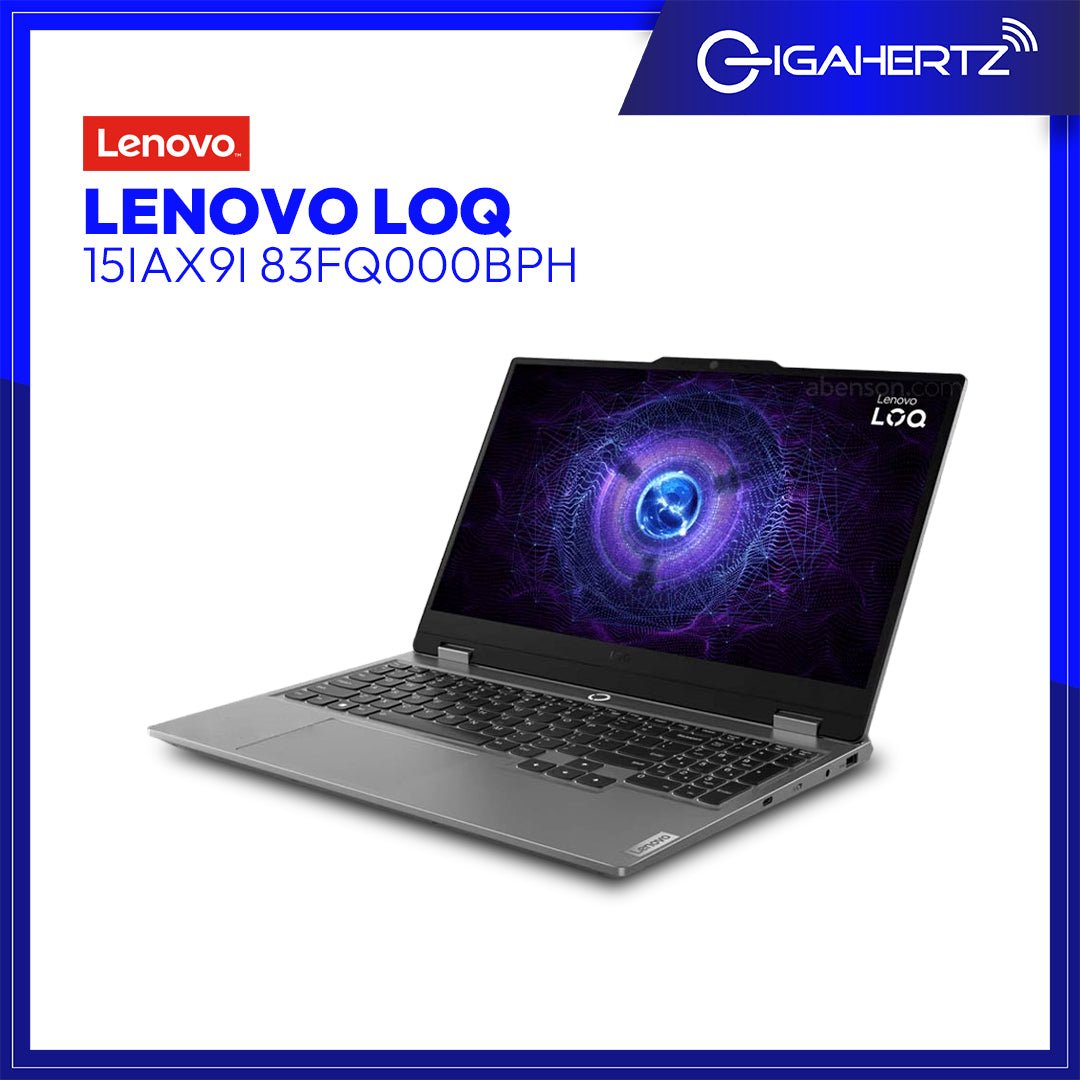 Lenovo LOQ 15IAX9I 83FQ000BPH | 15.6" FHD | i5 - 12450HX | Intel® Arc™ A530M | 8 GB RAM | 512 GB SSD | WIN11 | Gigahertz