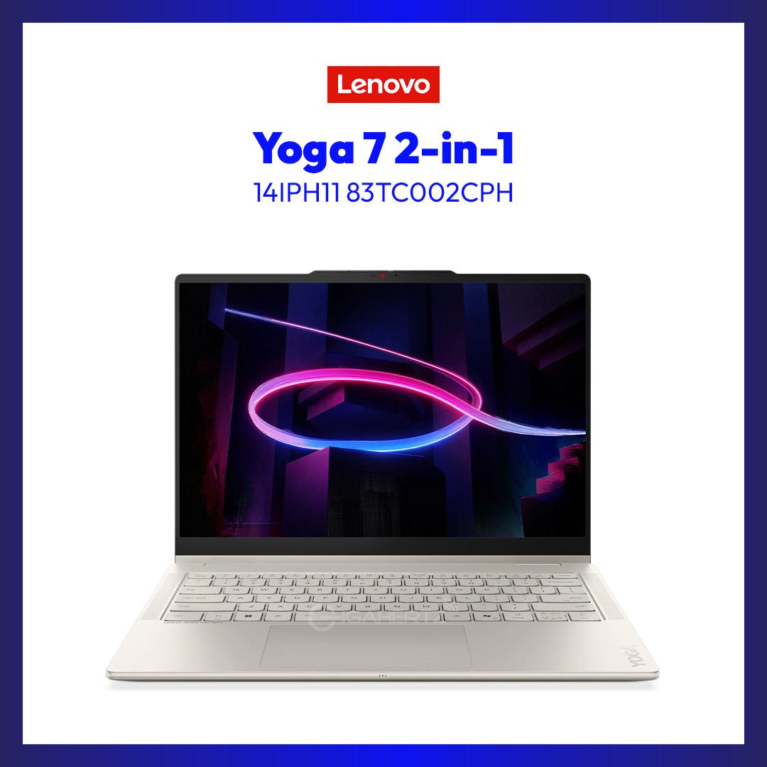 Lenovo Yoga 7 2-in-1 14IPH11 | 14" 2.8K OLED Touch 120Hz | Intel Core Ultra 7 355 | 32GB RAM | 1TB SSD | Intel Graphics | GigaHertz