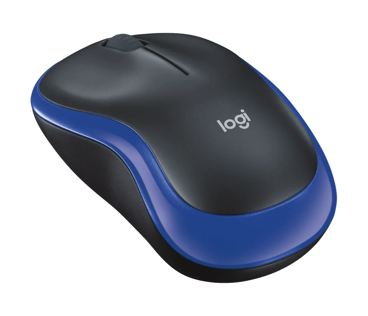 Logitech M185 Wireless Mouse (Black/Blue) | GigaHertz