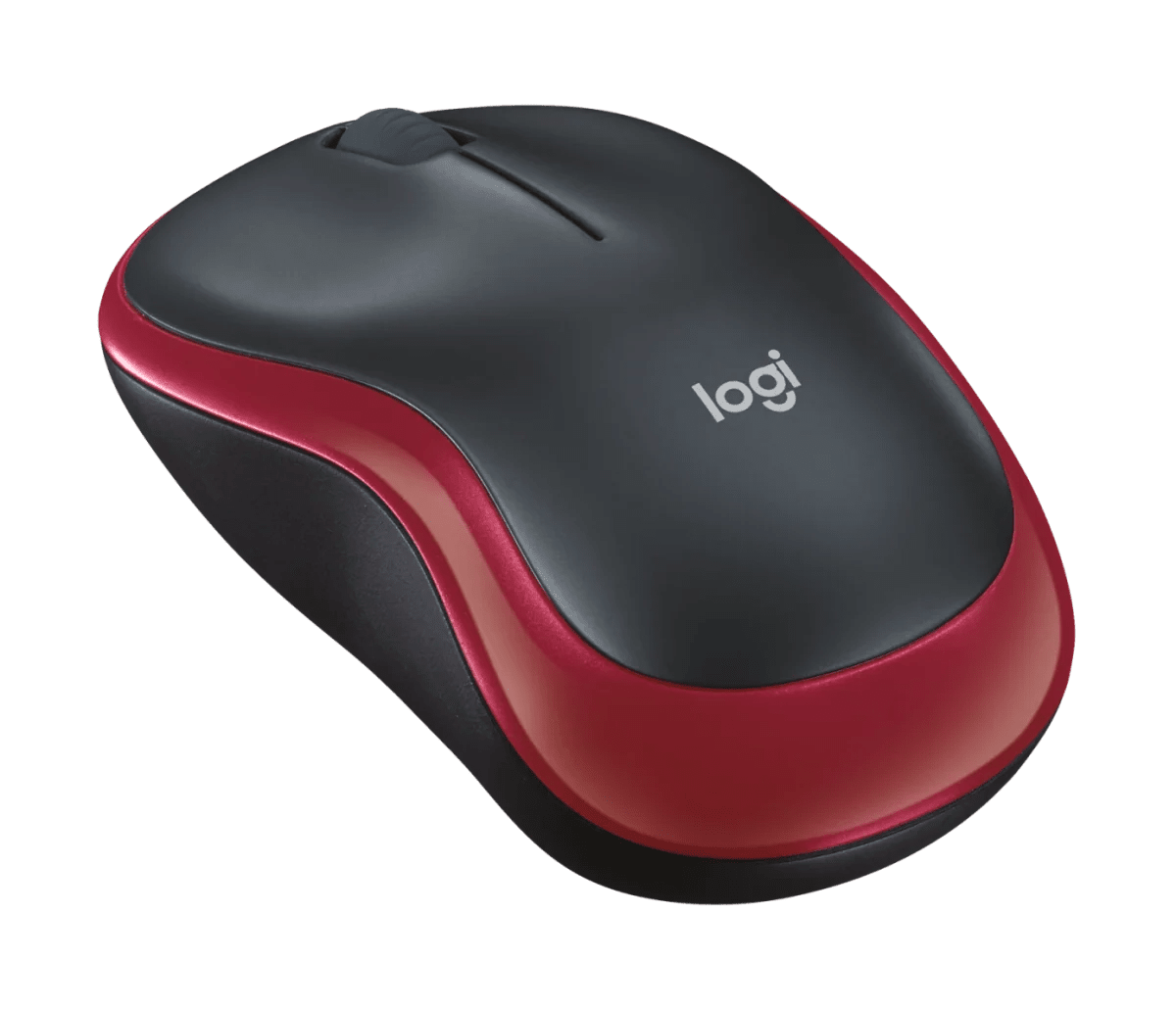 Logitech M185 Wireless Mouse (Black/Red) | GigaHertz
