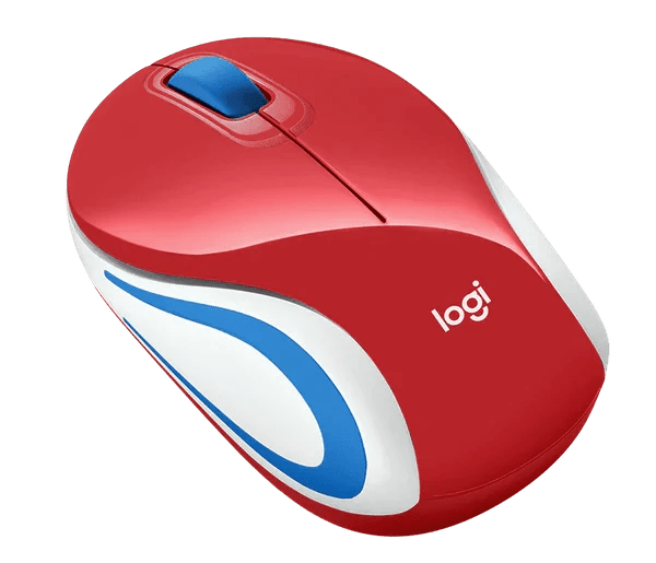Logitech M187 Mini Wireless Mouse (Red) | GigaHertz