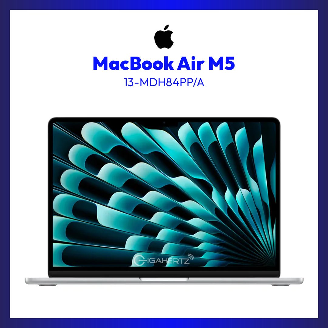 MacBook Air (M5) 13-inch | 10-Core CPU | 10-Core GPU | 16GB Unified Memory | 1TB SSD | macOS | Silver | GigaHertz