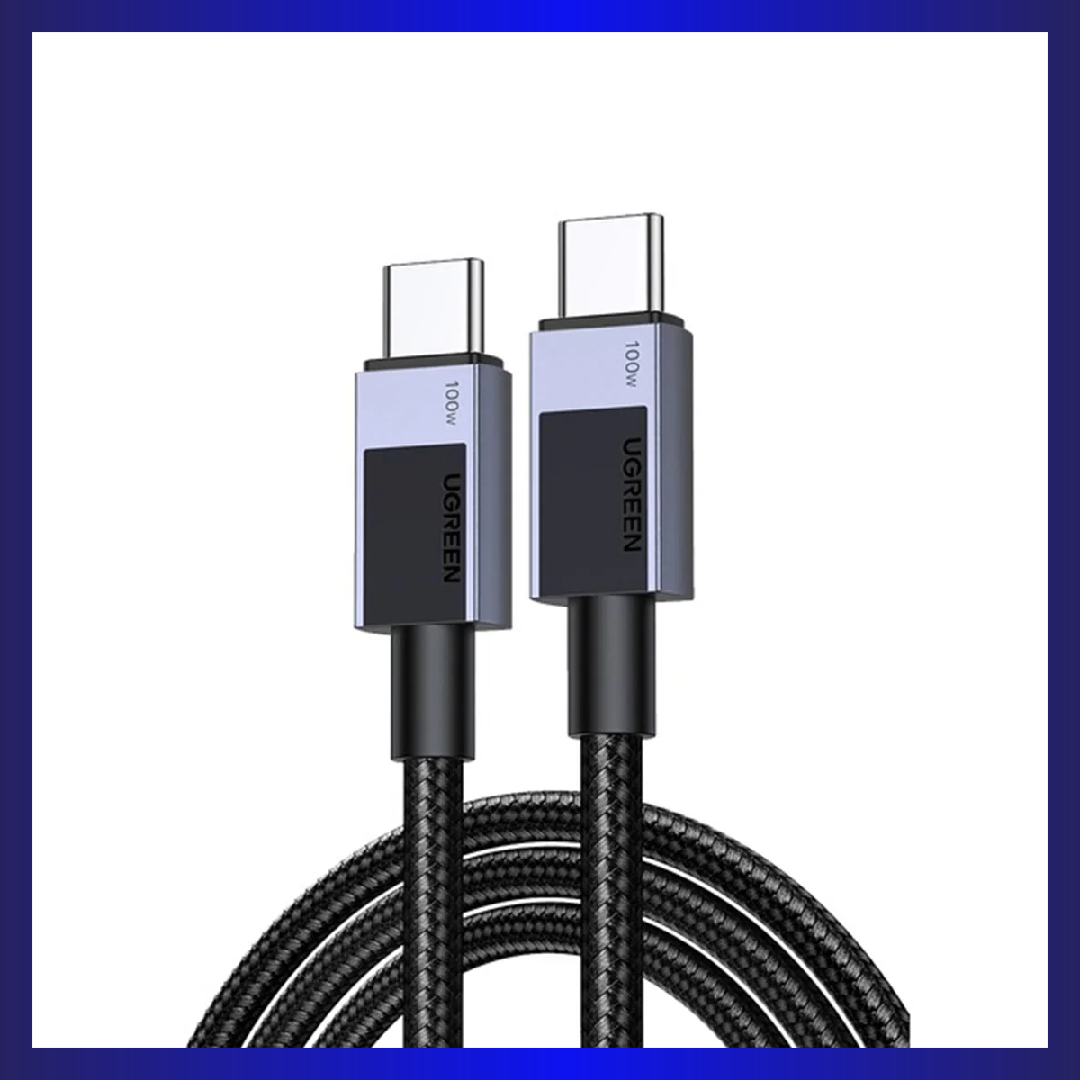 UGREEN 100W 0.5m USB-C to USB-C PD Fast Charging Cable (Space Gray) (35985)