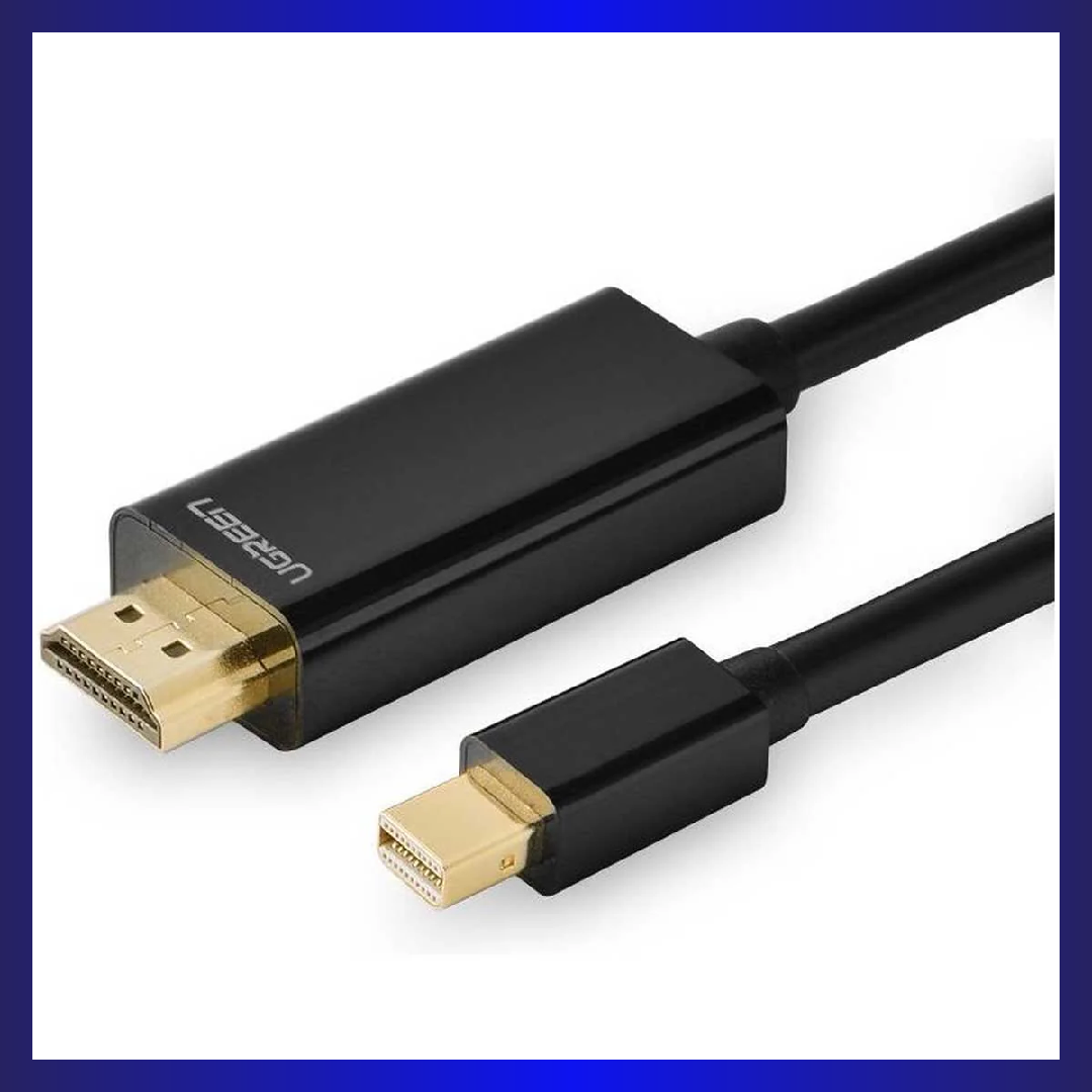 UGREEN 4K HDMI | Male to Mini DP Male Cable | 1.5m (Black) (20848)