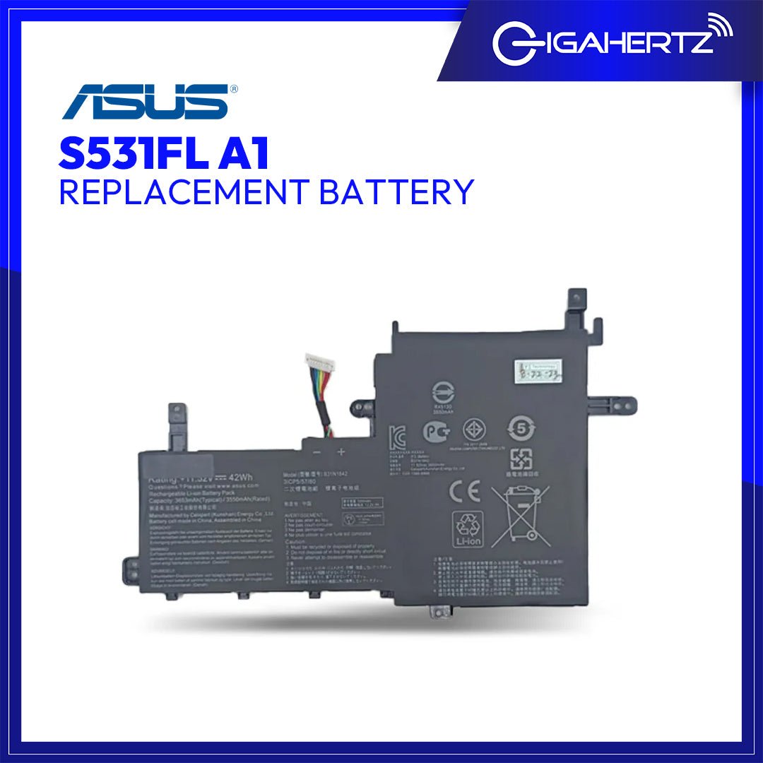 Replacement Battery for Asus S531FL A1 | Gigahertz