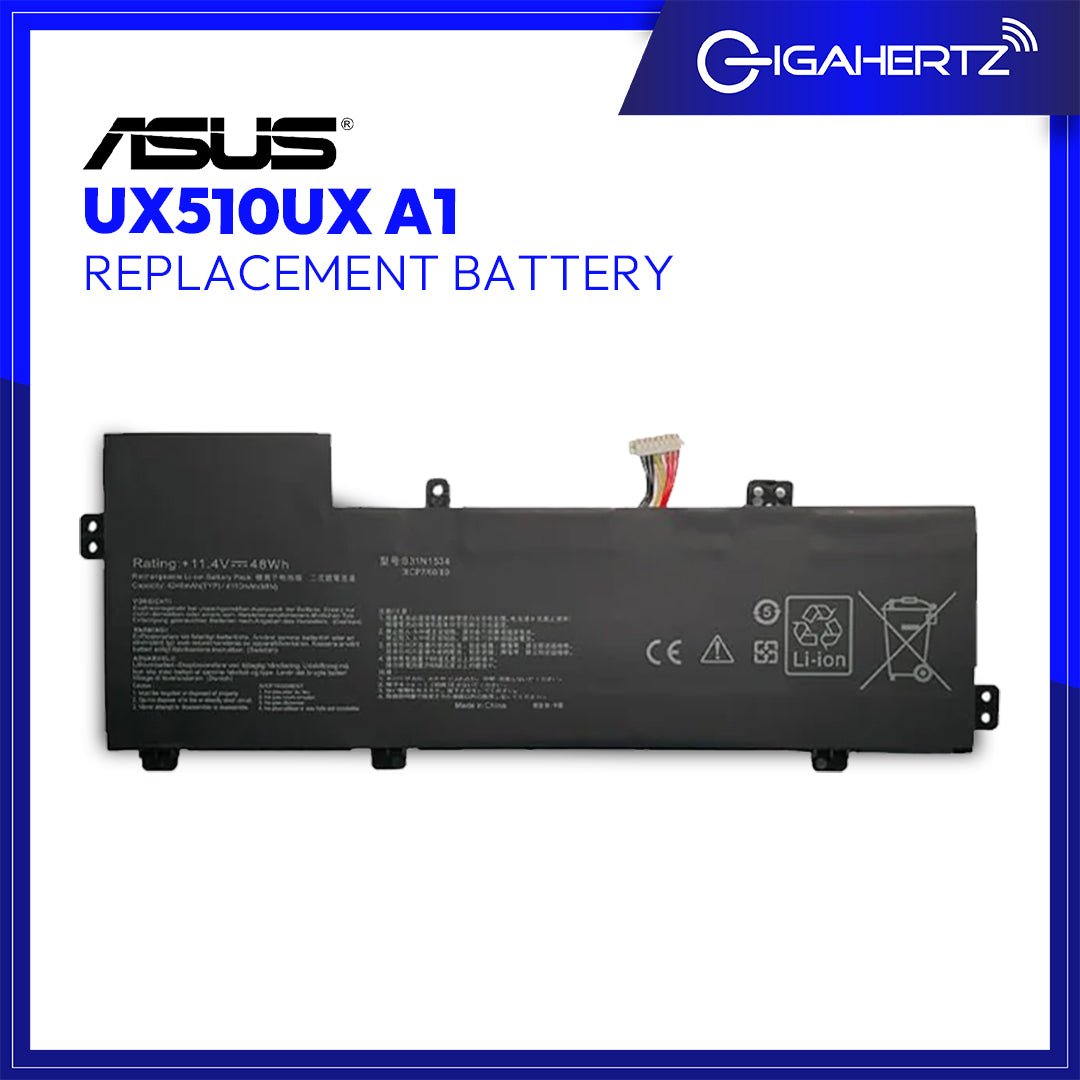 Replacement Battery for Asus UX510UX A1 | Gigahertz