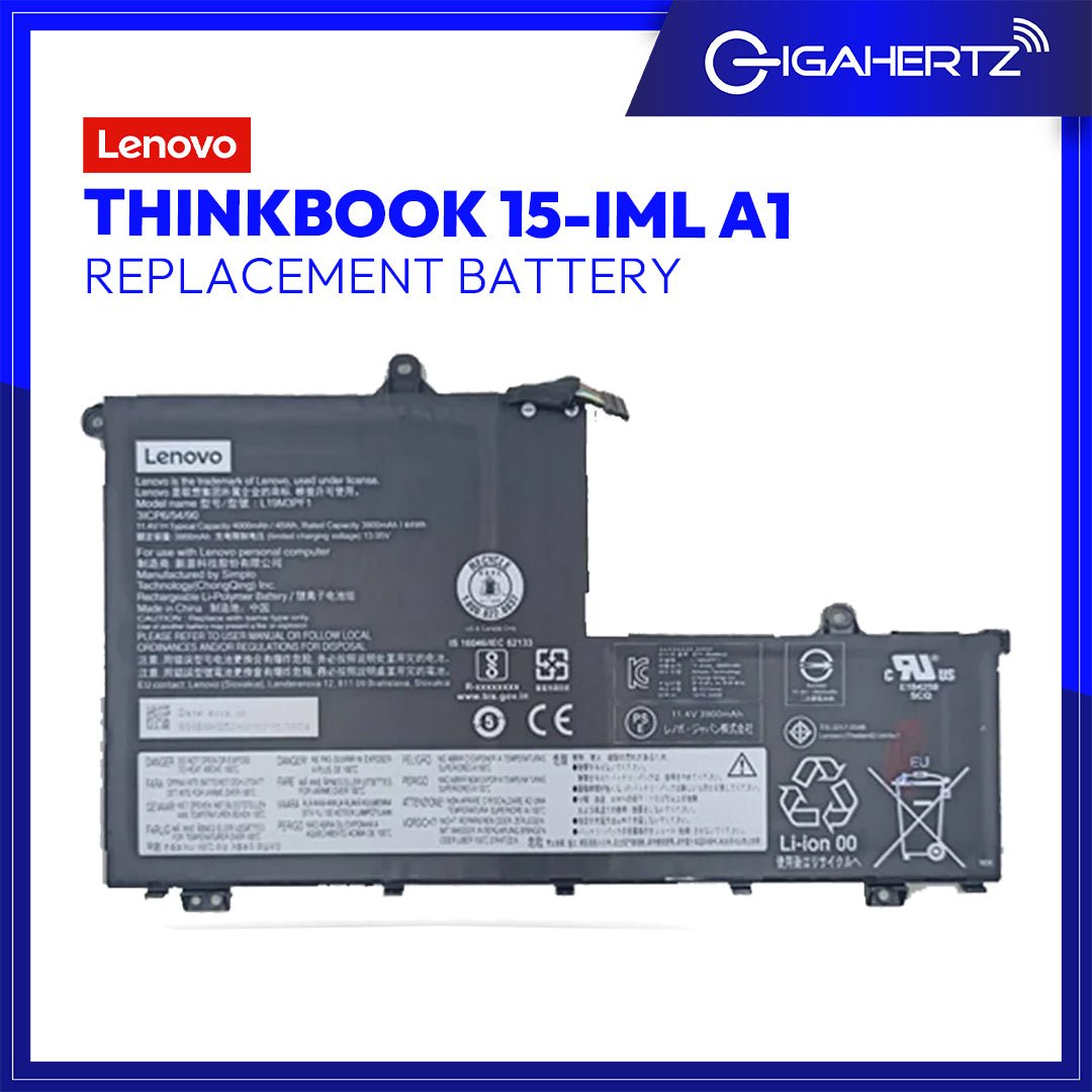 Replacement Battery for Lenovo ThinkBook 15 - IML A1 | Gigahertz