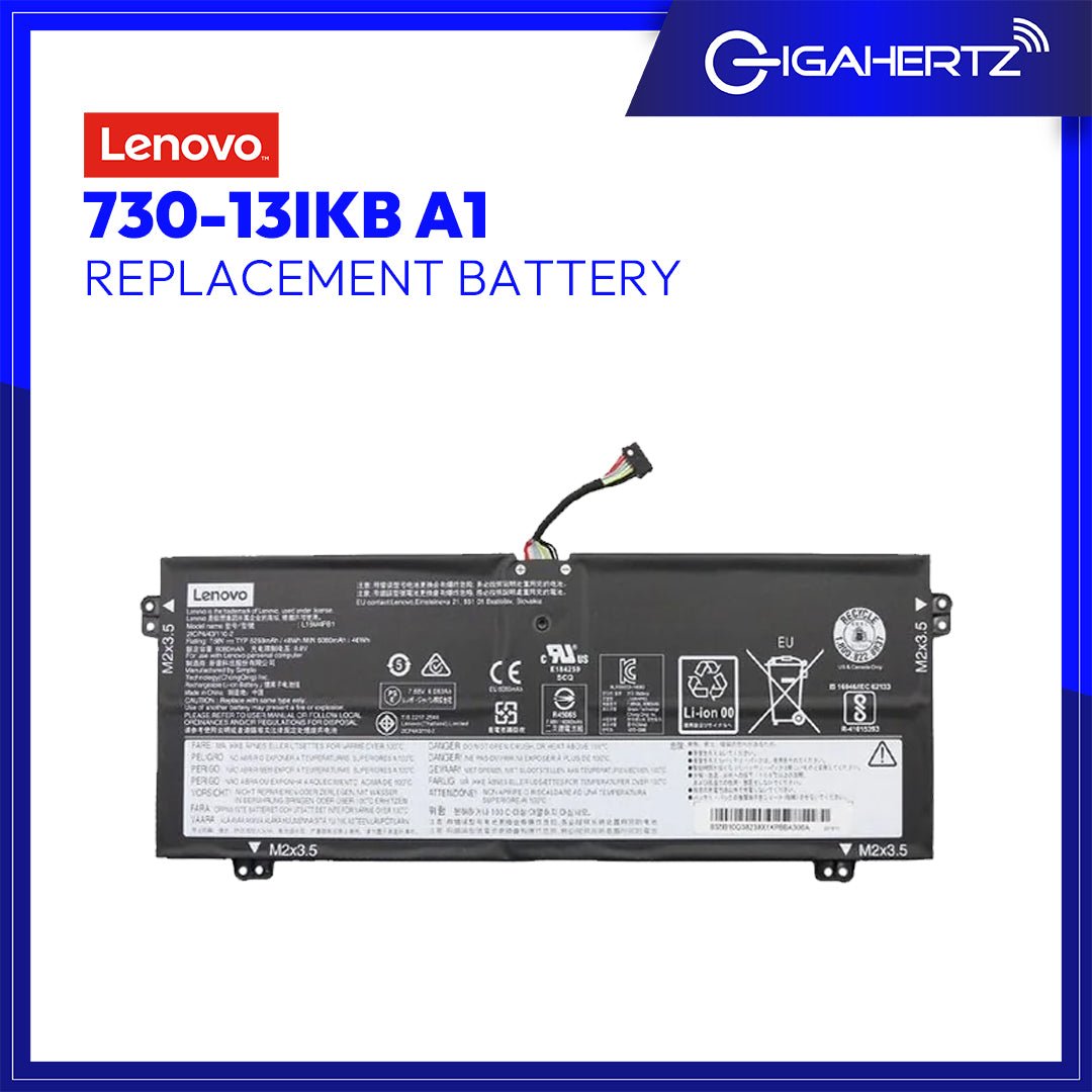 Replacement for Lenovo Battery 730 - 13IKB A1 | Gigahertz