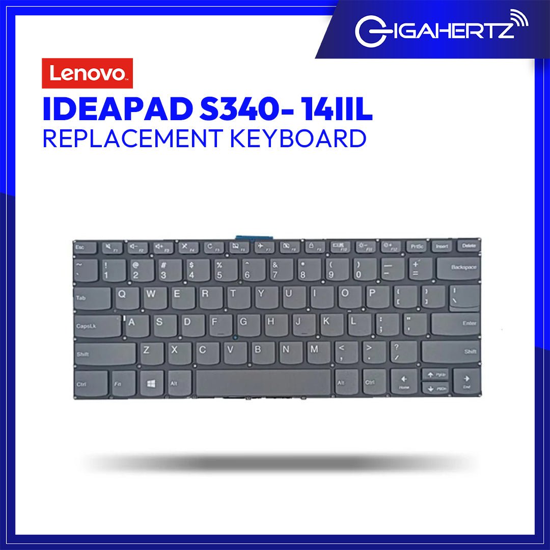 Replacement Keyboard For Lenovo IdeaPad S340 - 14IIL | Gigahertz