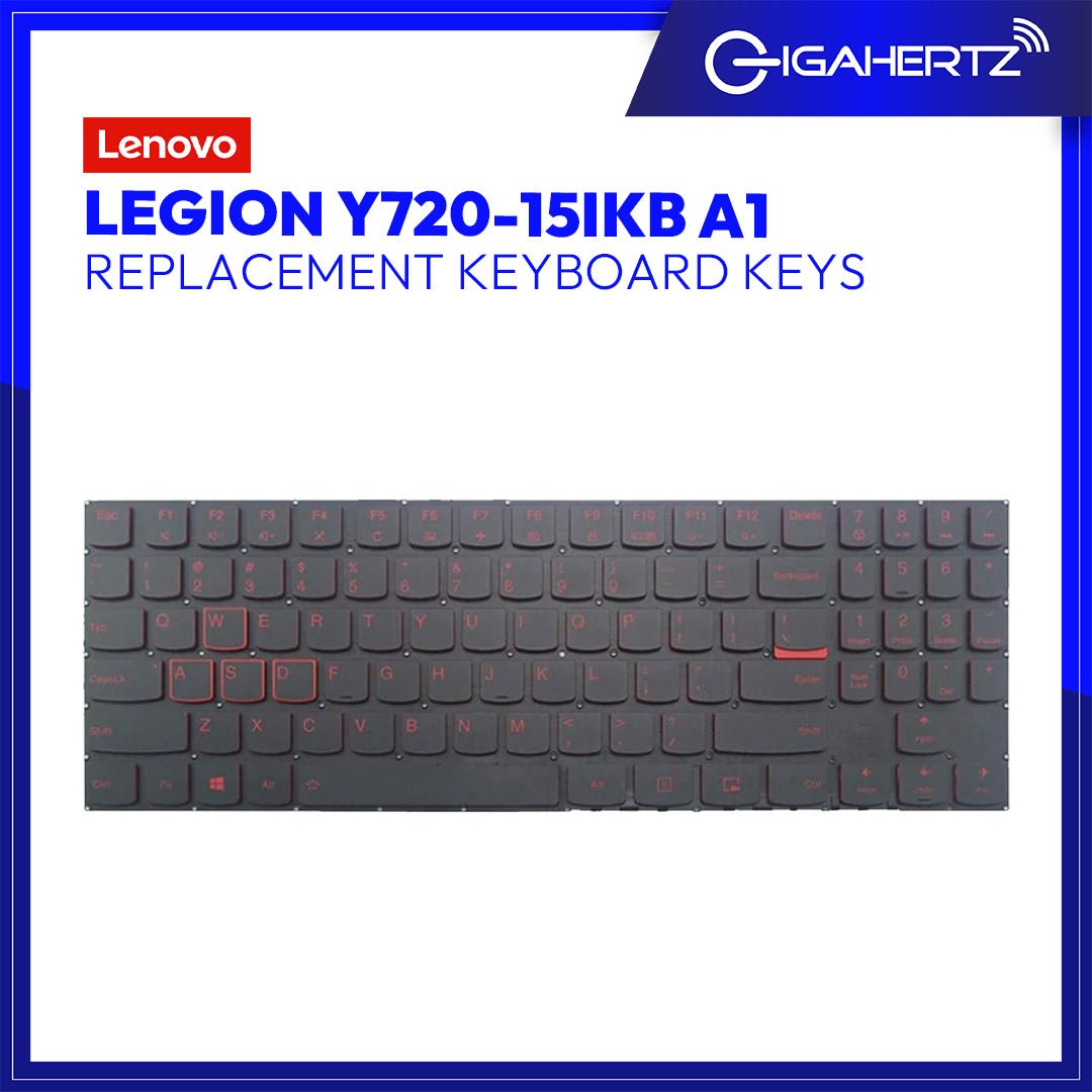 Replacement Keyboard Keys For Lenovo Legion Y720 - 15IKB A1 | Gigahertz