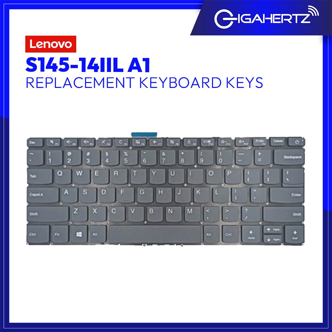 Replacement Keyboard Keys for Lenovo S145 - 14IIL A1 | Gigahertz