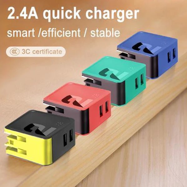 RockSpace Sugar Travel Charger (2 - Port) | Gigahertz