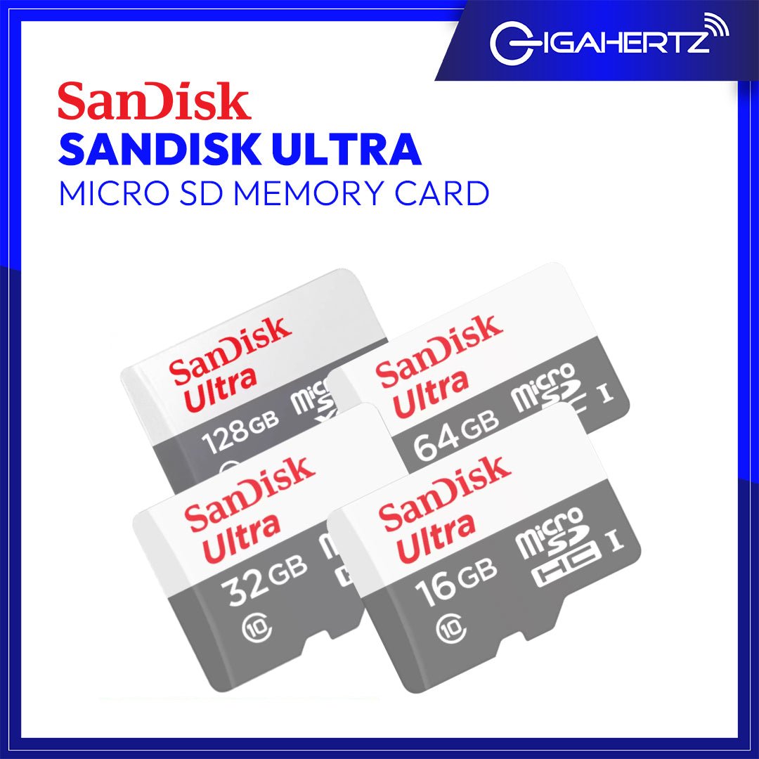 Sandisk Ultra microSD Card Gigahertz