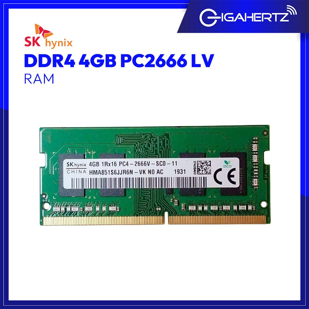 SK Hynix DDR4 4GB RAM PC2666 LV Gigahertz