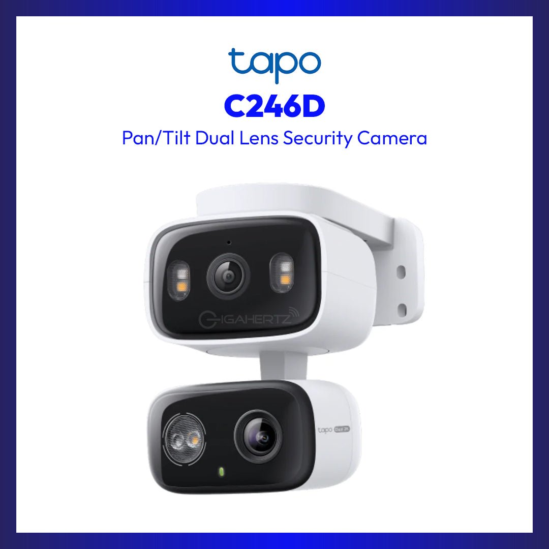 Tapo C246D Indoor/Outdoor Dual Lens Pan/Tilt Security Camera | GigaHertz