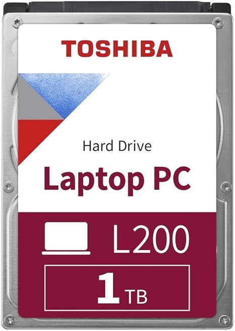 Toshiba L200 Mobile 2.5" 7mm 1TB SATA HDD 'Bulk' (HDWL110UZSVA) | GigaHertz