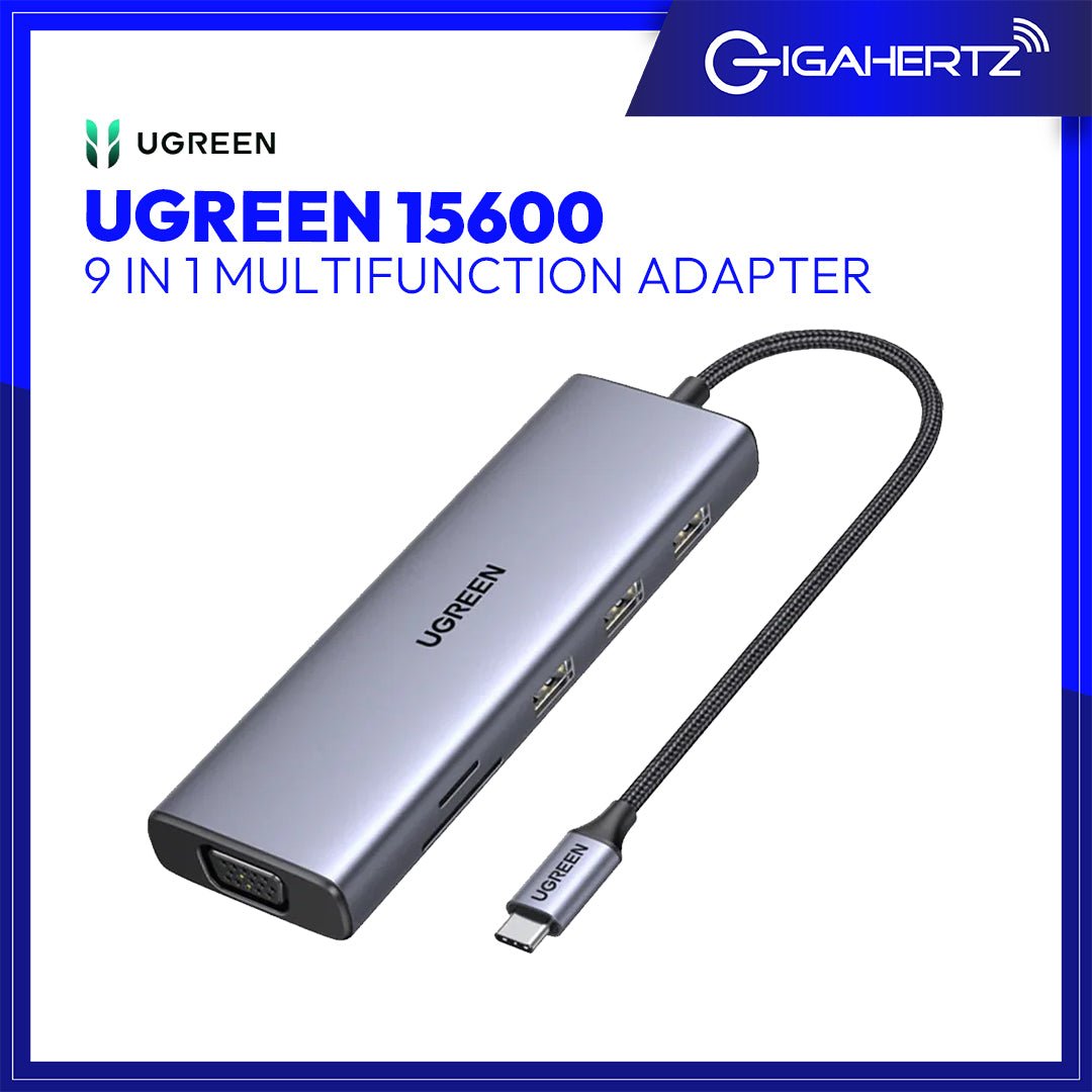 UGreen 15600 9 in 1 Multifunction Adapter | GigaHertz