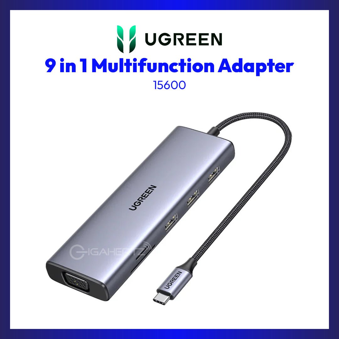 UGreen 15600 9 in 1 Multifunction Adapter | GigaHertz