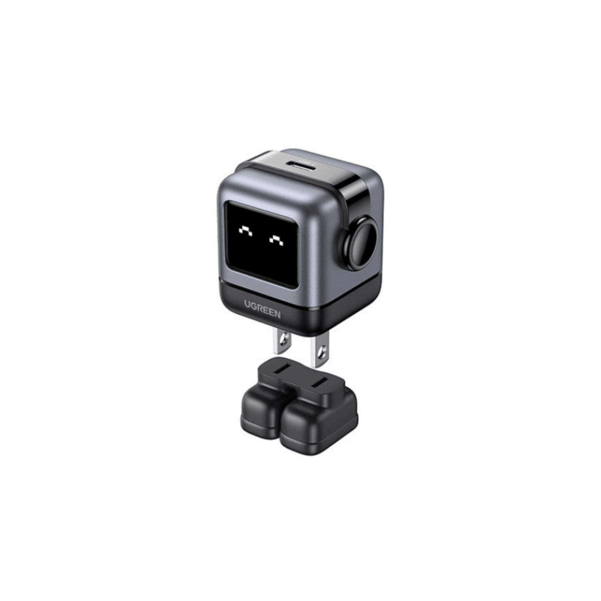 Ugreen CD359 15550 Mini Robot Nexode 30W USB-C Fast Charger (Space Grey) | GigaHertz