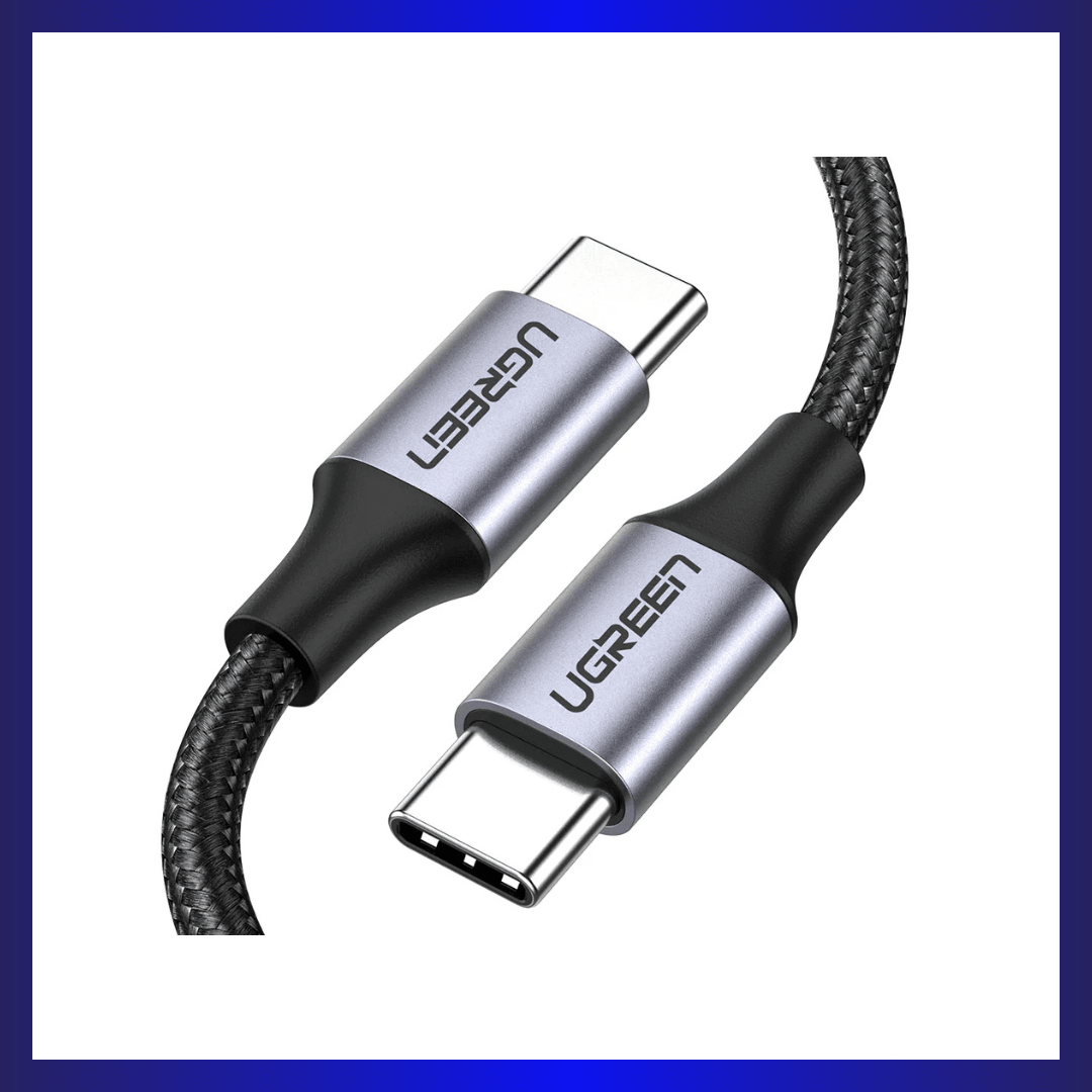 UGreen US261 USB-C 2.0 Male To USB-C 2.0 Male 3A Data Cable (1 Meter) | GigaHertz